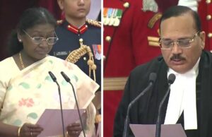 जस्टिस सूर्यकांत ने ली CJI पद की शपथ, देश के 53वें मुख्य न्यायाधीश बने