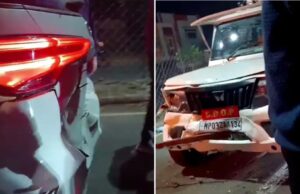 अशोकनगर में सिंधिया के काफिले की कारें टकराईं, एसडीओपी और तहसीलदार घायल; गाड़ियां भी क्षतिग्रस्त