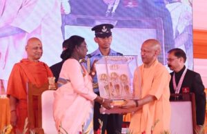 रामनगरी में राज्यपाल व मुख्यमंत्री ने किया राष्ट्रपति का स्वागत