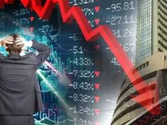 पश्चिम एशिया तनाव से बाजार में हड़कंप: सेंसेक्स 1353 अंक लुढ़का