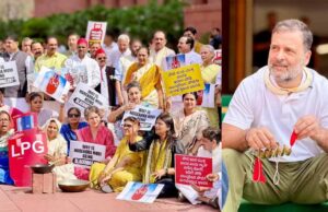 LPG संकट पर राहुल गांधी का तंज: ‘संसद से नरेंद्र गायब, देश से सिलेंडर गायब’