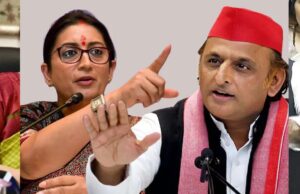 दम है तो गोरखपुर से चुनाव लड़कर दिखाएं’, स्मृति ईरानी ने अखिलेश पर किया पलटवार