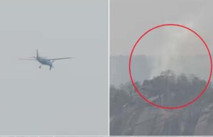 जशपुर में प्लेन क्रैश,एयरक्राफ्ट अचानक पहाड़ी से टकराया, आग की लपटें दूर तक फैलीं, पायलट-को-पायलट की मौत की आशंका
