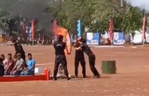 भोपाल में लाल परेड ग्राउंड पर NSG कमांडो ने दिखाया पावर शॉ