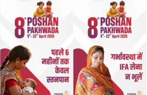 प्रदेश में 9 से 23 अप्रैल तक मनाया जाएगा 8वां पोषण पखवाड़ा