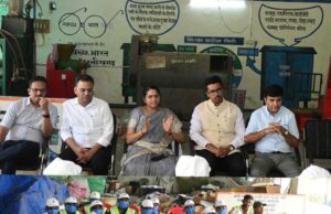 नगरीय प्रशासन विभाग की सचिव शंगीता आर. ने विकास कार्यों का किया निरीक्षण