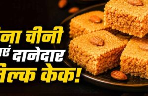 घर पर बनाएं मिल्क केक, बिना खोया और चीनी के आसान रेसिपी