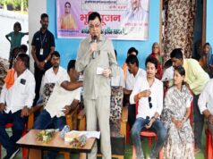 उद्योग मंत्री ने किया 40 लाख रूपए के सड़क डामरीकरण कार्य का शुभारंभ