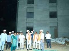 निर्माणाधीन मेडिकल कॉलेज पहुंचे स्वास्थ्य मंत्री जायसवाल, गुणवत्ता और तय समय में काम पूरा करने के दिए निर्देश