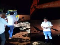 बीजापुर विधायक का देर रात छापा, नदी में पकड़ा गया अवैध रेत खनन का खेल
