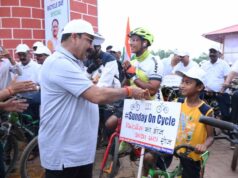 उपमुख्यमंत्री अरुण साव ने सायकल चलाकर फिटनेस और पर्यावरण संरक्षण का दिया संदेश