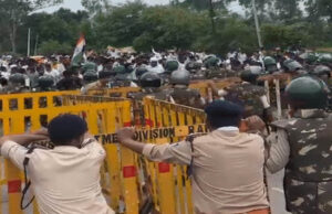 भोपाल कूच पर किसानों का मार्च, बैरिकेड तोड़ राजधानी की ओर बढ़े; CM हाउस की सुरक्षा हाई अलर्ट पर