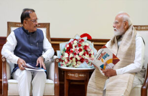 प्रधानमंत्री नरेंद्र मोदी से मुख्यमंत्री विष्णु देव साय ने की भेंट, छत्तीसगढ़ के विकास और ‘बस्तर विजन’ पर हुई विस्तृत चर्चा