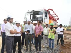 बिलासपुर संभागायुक्त ने निर्माणाधीन मेडिकल कॉलेज का किया निरीक्षण
