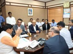 मुख्यमंत्री डॉ. यादव से मिले पारस डिफेंस एंड स्पेस टेक्नोलॉजीस कम्पनी के पदाधिकारी
