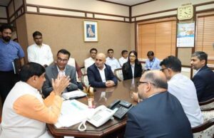 मुख्यमंत्री डॉ. यादव से मिले पारस डिफेंस एंड स्पेस टेक्नोलॉजीस कम्पनी के पदाधिकारी