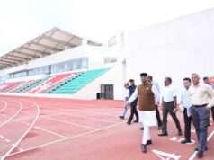 महिला एशियन चैंपियनशिप की तैयारियों को लेकर मंत्री सारंग नाथुबरखेड़ा अंतरराष्ट्रीय स्पोर्ट्स कॉम्पलेक्स का किया निरीक्षण