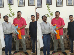 सतना विधायक सिद्धार्थ सिंह कुशवाहा डब्बू जी की उपस्थिति में योगेश तिवारी ने लगाया पौधा