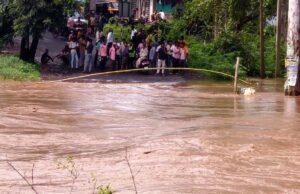 अनूपपुर में भारी बारिश से गिजरी नाला उफना, शहडोल-अमरकंटक मार्ग 12 घंटे से बंद
