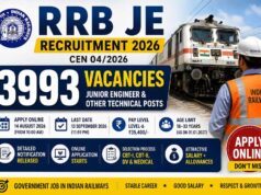 RRB JE Vacancy 2026: रेलवे में 3993 जेई पदों पर भर्ती शुरू, BTech-डिप्लोमा वालों के लिए मौका; ऐसे करें आवेदन