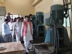 जलभराव रोकने को विधायक डॉ. नीरज बोरा ने पंपिंग स्टेशनों का किया निरीक्षण