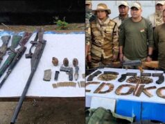 इंफाल पूर्व में पुलिस-सेना की बड़ी कार्रवाई, भारी मात्रा में हथियार बरामद; 3 उग्रवादी गिरफ्तार