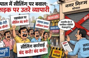 भोपाल में आज फिर एकजुट होंगे व्यापारी, गांधीवादी तरीके से करेंगे सीलिंग कार्रवाई का विरोध