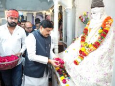 मुख्यमंत्री डॉ. यादव ने उज्जैन में वाल्मीकि धाम आश्रम में किया छड़ी-पूजन