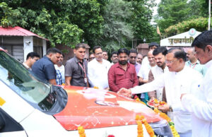 मुख्यमंत्री विष्णु देव साय ने धरसींवा विधानसभा को दी निःशुल्क एम्बुलेंस की सौगात