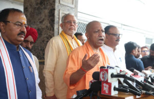 जिनके जेब से राममंदिर निर्माण के लिए एक पैसा नहीं निकला, वे लोग कर रहे चंदा चोरी की बातः मुख्यमंत्री