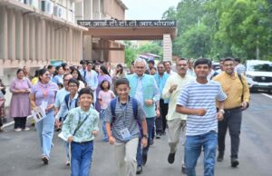 NITTTR भोपाल में नशामुक्त भारत अभियान के तहत युवाओं ने जागरूकता दौड़ लगाई