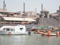 वाराणसी में गंगा का जलस्तर बढ़ा, घाट जलमग्न, प्रशासन पूरी तरह अलर्ट