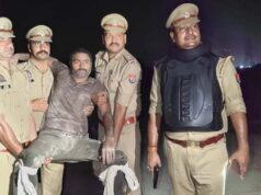 कानपुर में मुमताज हत्याकांड का मुख्य आरोपी रानू पुलिस मुठभेड़ में पैर में गोली लगने से गिरफ्तार