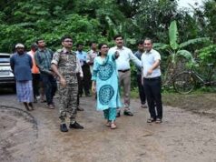 CG में बाढ़ से क्षतिग्रस्त पुलिया का कलेक्टर ने किया निरीक्षण, जल्द मरम्मत के दिए निर्देश
