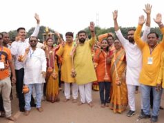 रायपुर में निकली विशाल कांवड़ यात्रा, हर-हर महादेव के जयकारों से गूंजा शहर