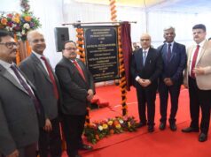 मुख्य न्यायाधिपति रमेश सिन्हा ने दुर्ग में नवीन न्यायालय भवन के निर्माण हेतु किया भूमिपूजन