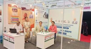 साचीज के पवेलियन में आयुष्मान कार्ड से लेकर डिजिटल हेल्थ और आधुनिक चिकित्सा सेवाओं की उपलब्धियां काे किया गया प्रदर्शित