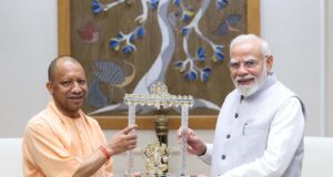 मुख्यमंत्री योगी आदित्यनाथ ने नई दिल्ली में की प्रधानमंत्री नरेन्द्र मोदी से शिष्टाचार भेंट