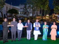 प्रेरणा स्थल पर जले आशीर्वाद के दीये, सीएम योगी ने शुरू किया सेवा संकल्प अभियान