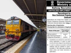 RRB NTPC भर्ती: 3477 पदों पर मौका, ग्रेजुएट कर सकते हैं आवेदन