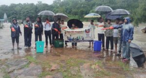 सेवा मेरा योगदान’ अभियान के तहत जल स्रोतों की साफ-सफाई