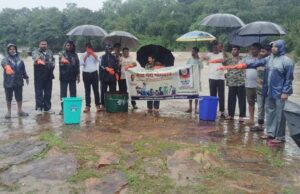 सेवा मेरा योगदान’ अभियान के तहत जल स्रोतों की साफ-सफाई