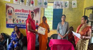 आंगन मिलन सेवा से उत्सव स्थल बने आंगनबाड़ी केंद्र, पहले दिन 97 हजार से अधिक लोगों की सहभागिता