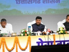 रायपुर : वन एवं जलवायु परिवर्तन मंत्री केदार कश्यप की पत्रवार्ता