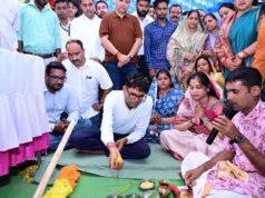 कोड़ातराई में 1.21 करोड़ रुपये की लागत से बनेगा पीएम स्कूल भवन, वित्त मंत्री ओ.पी. चौधरी ने किया भूमिपूजन