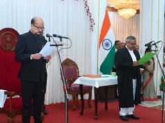 राज्यपाल डेका ने न्यायाधिपति कृष्न राम महापात्र को छत्तीसगढ़ उच्च न्यायालय के मुख्य न्यायाधीश पद की दिलाई शपथ