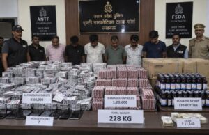 लखनऊ में नशीली दवाओं के गिरोह का भंडाफोड़, 71 लाख की ड्रग्स के साथ 6 तस्कर गिरफ्तार