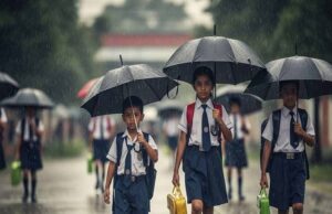 CG में भारी बारिश से स्कूल बंद, DEO ने जारी किया आदेश