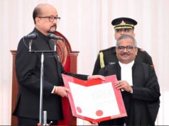 CG के मुख्य न्यायाधीश जस्टिस महापात्र बोले- मां महामाया की भूमि पर आना मेरा सौभाग्य
