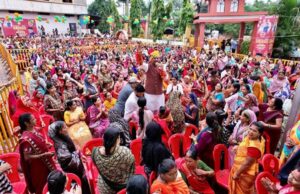 नरेला रक्षाबंधन महोत्सव का दूसरा दिन: 36 हज़ार 854 बहनों ने मंत्री सारंग को बांधी राखी